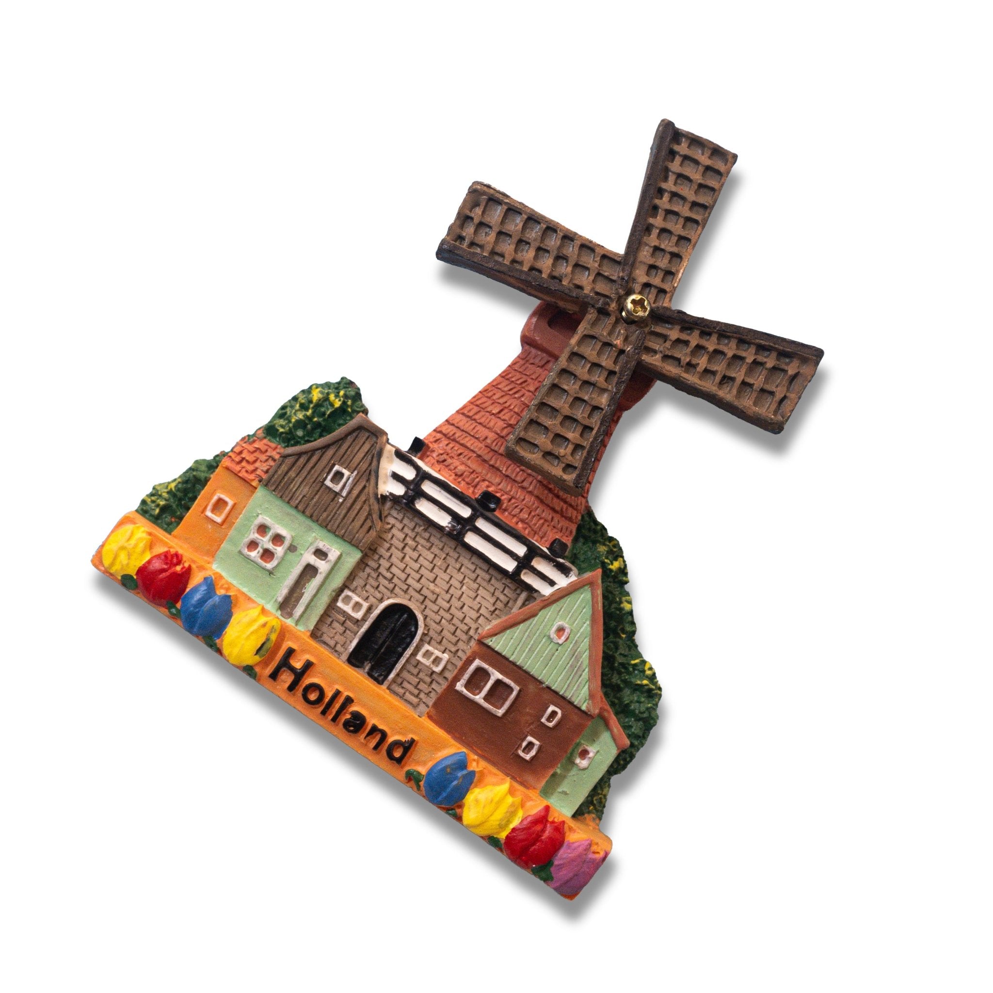 🇳🇱 Netherlands Holland Windmill House 3D Magnet