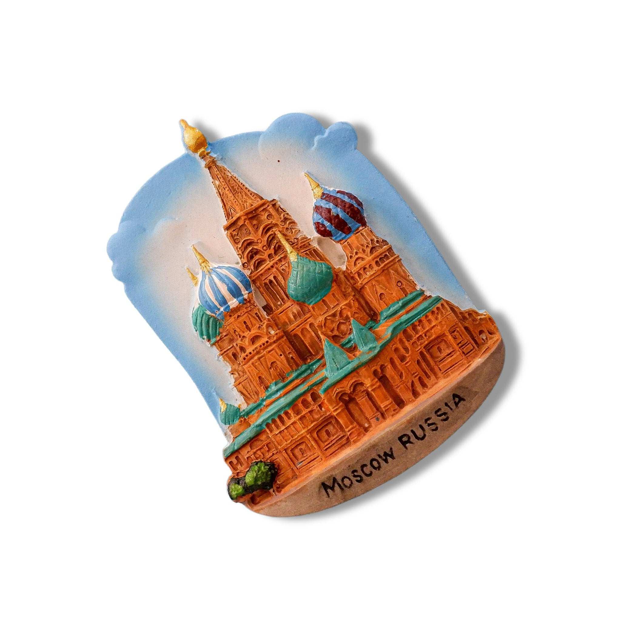 🇷🇺 Russia Moscow Saint Basil’s Cathedral 3D Magnet