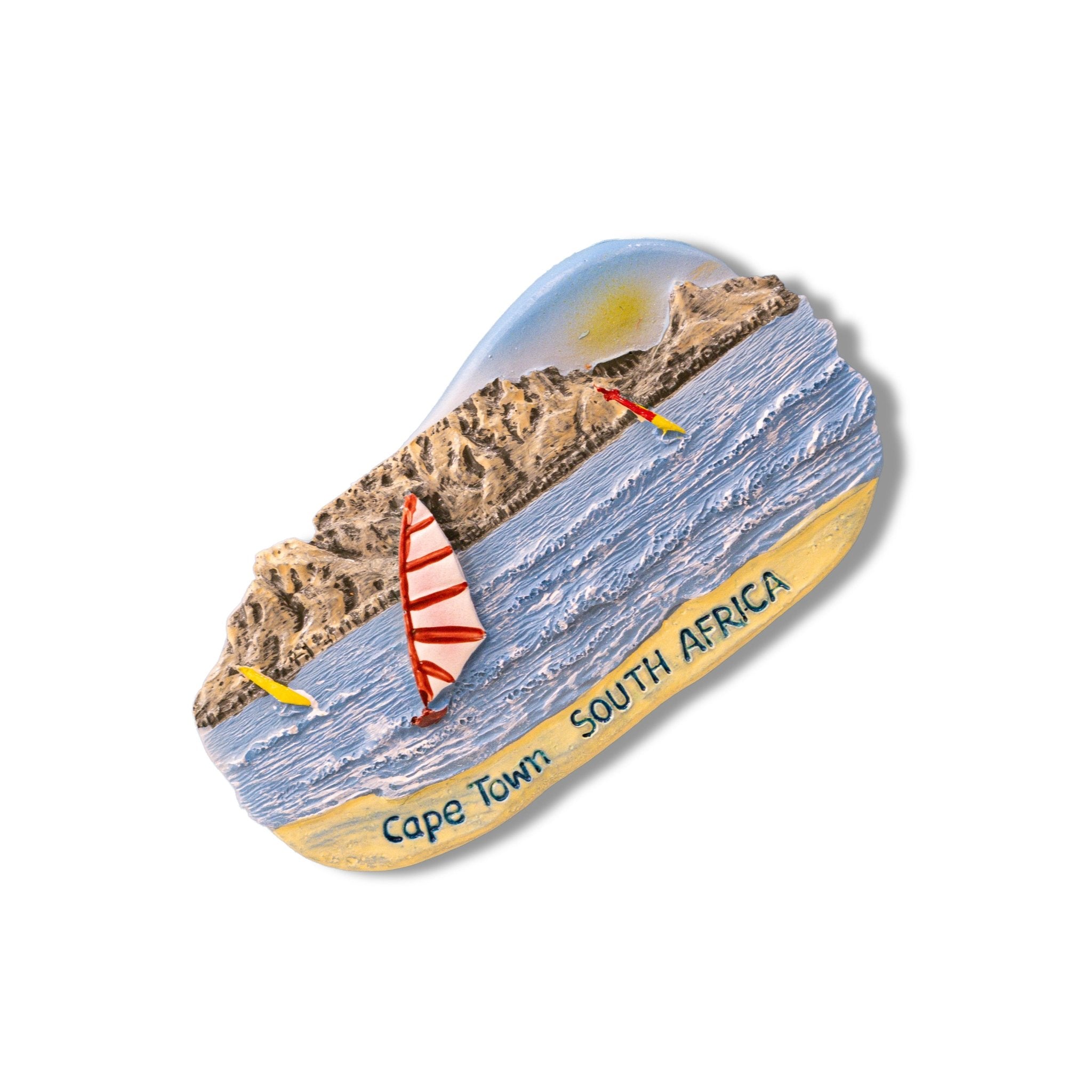🇿🇦 South Africa Cape Town Beach Scene 3D Magnet
