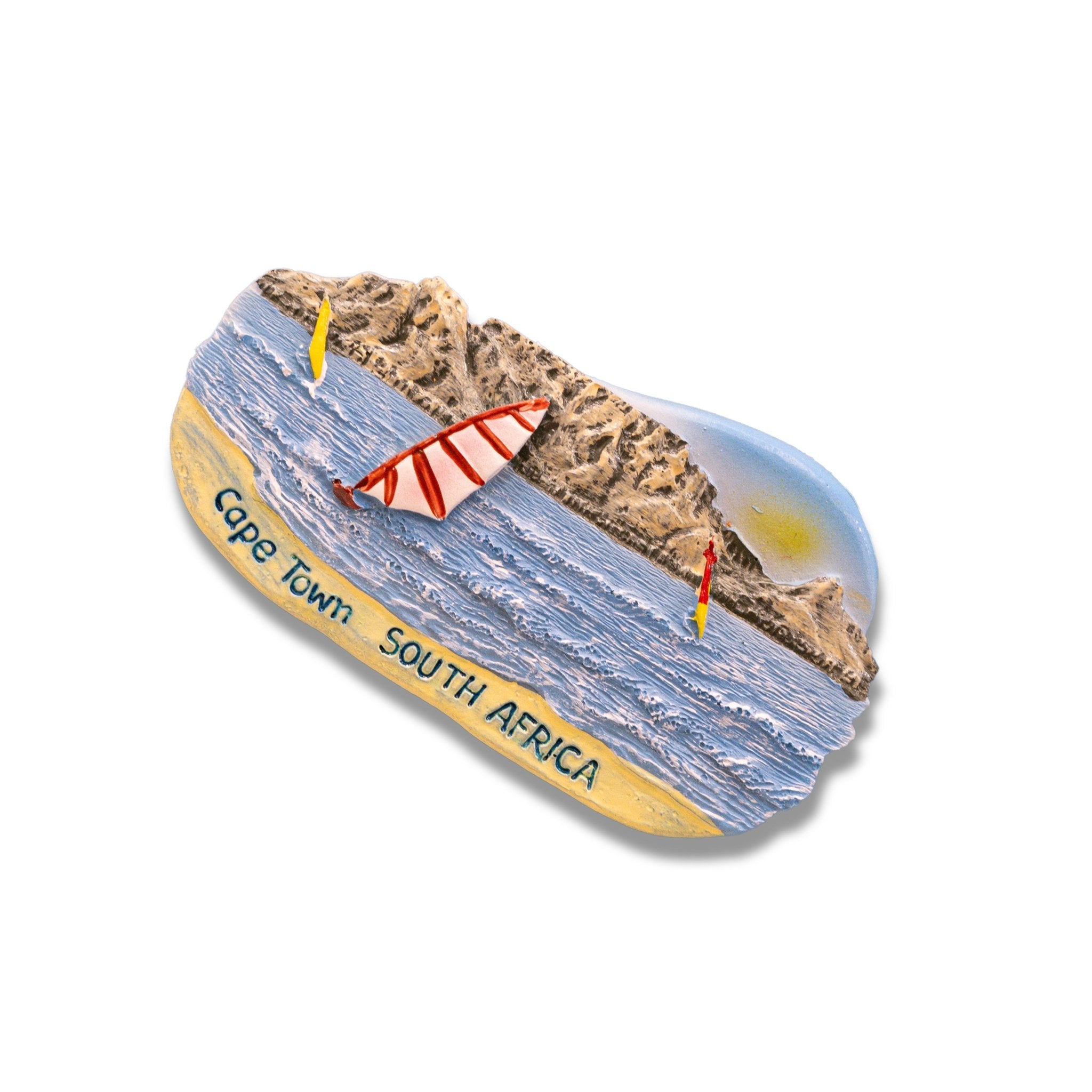 🇿🇦 South Africa Cape Town Beach Scene 3D Magnet