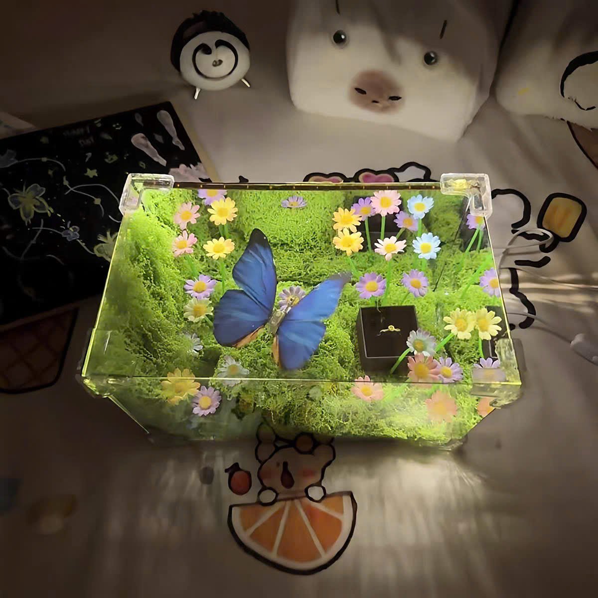 🦋 Spring Butterfly Cube LED Night Light DIY Craft Kit