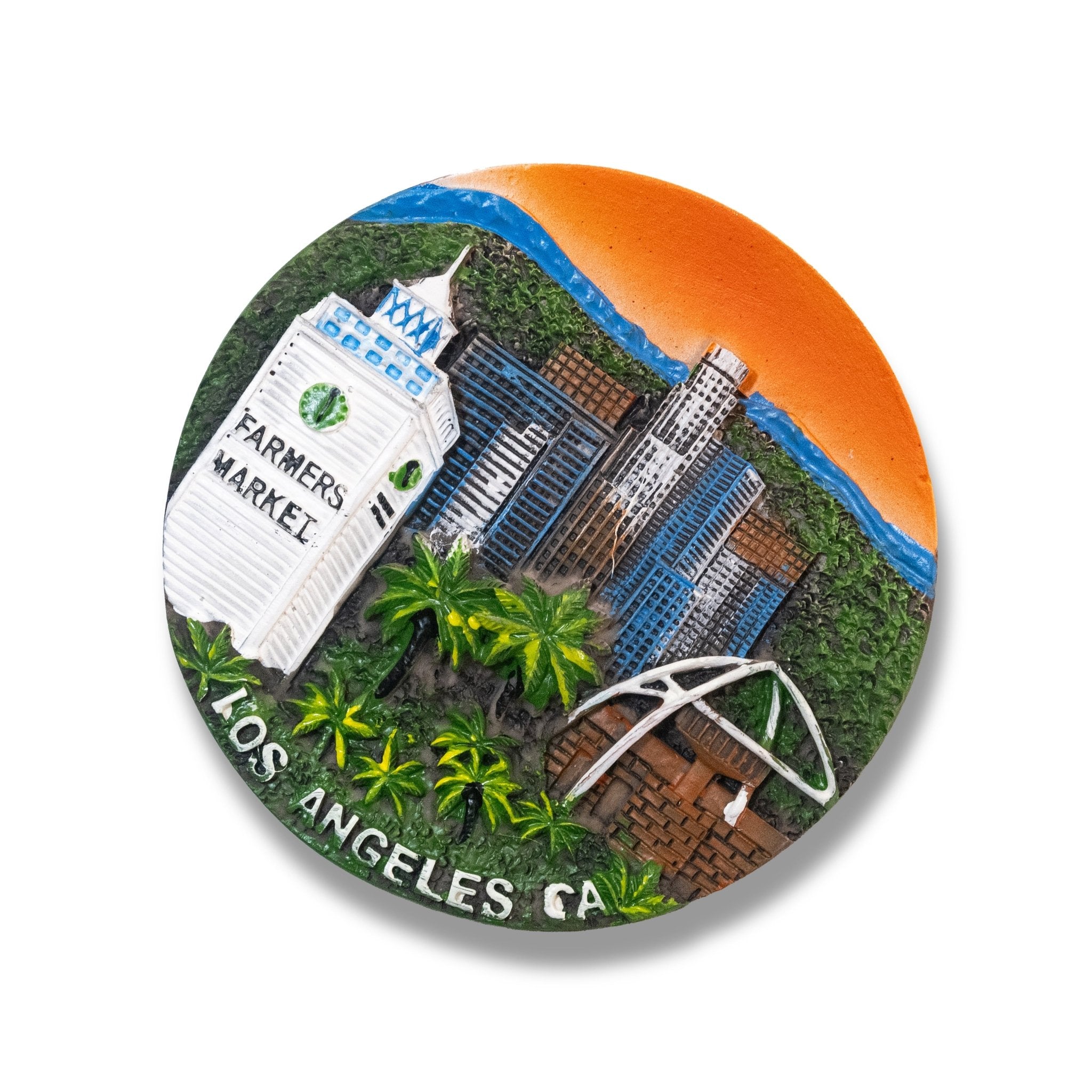 🇺🇸 USA Los Angeles Skyline  3D Magnet