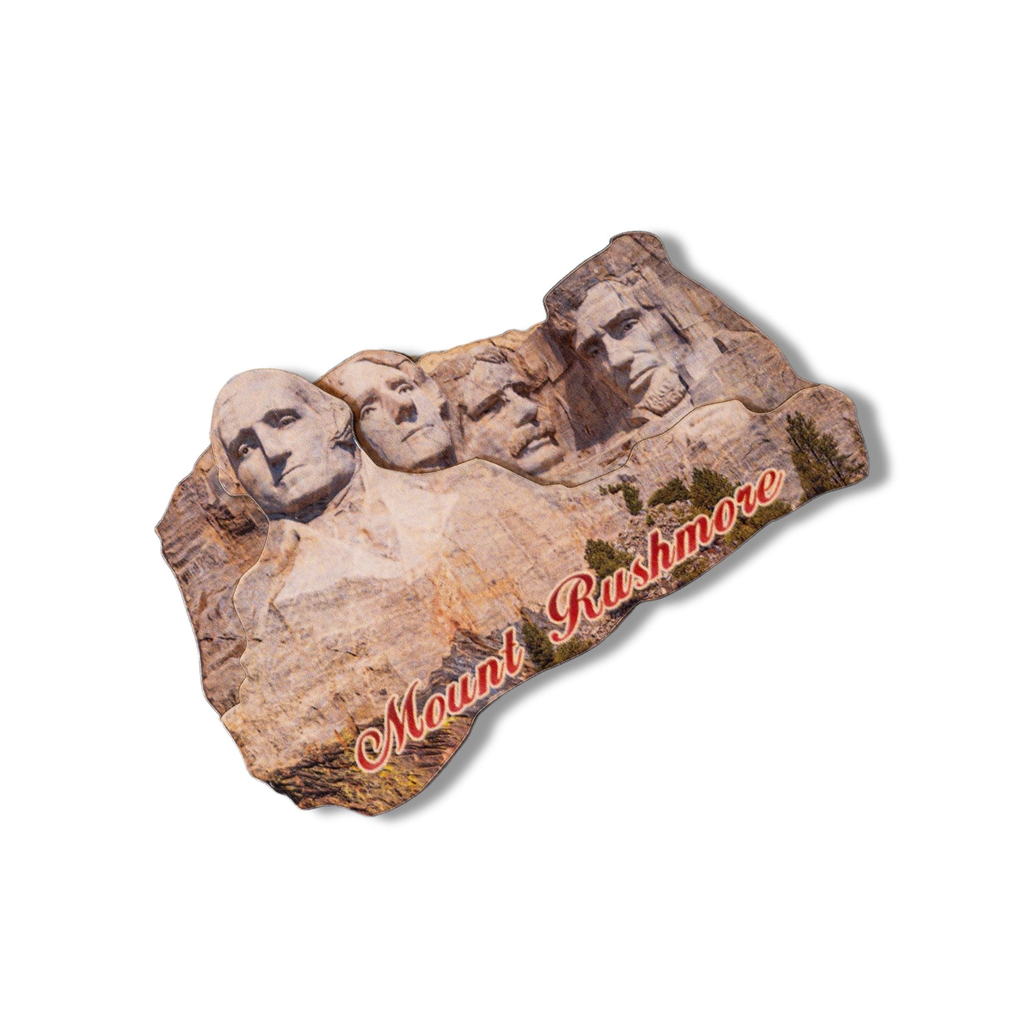 🇺🇸 USA Mount Rushmore Wooden Magnet