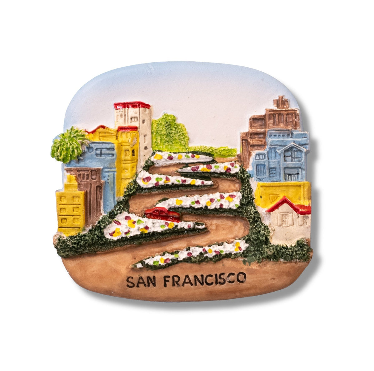 🇺🇸 USA San Francisco Lombard Street 3D Magnet